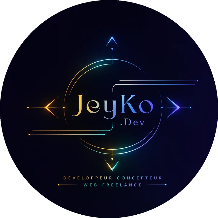 Emblème Jeyko.dev, développeur concepteur web
